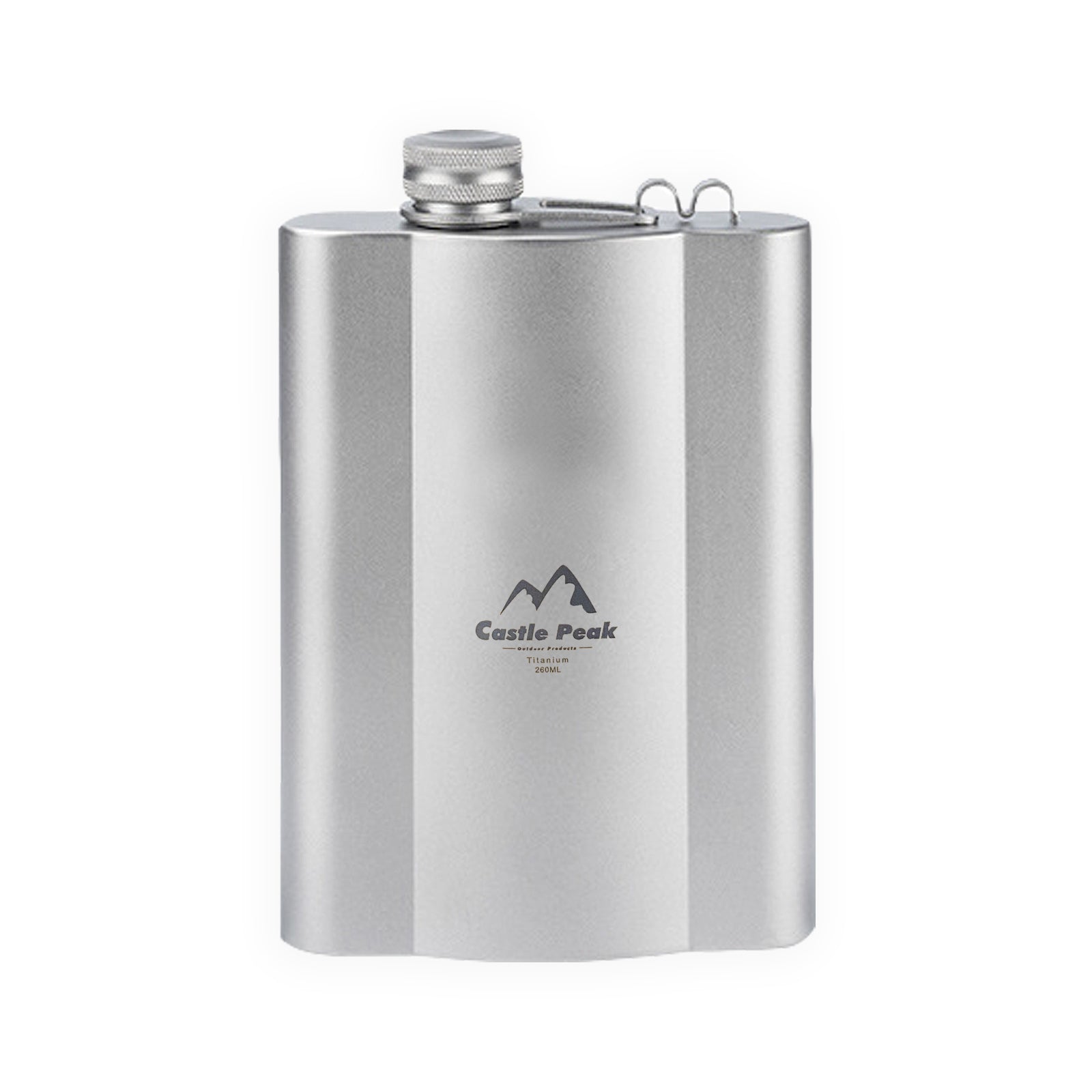 Titanium alloy hip flask