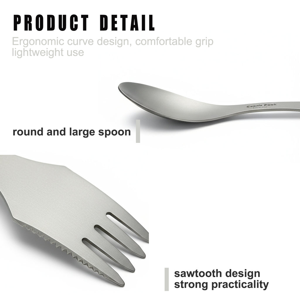 Titanium Utensils 3in1