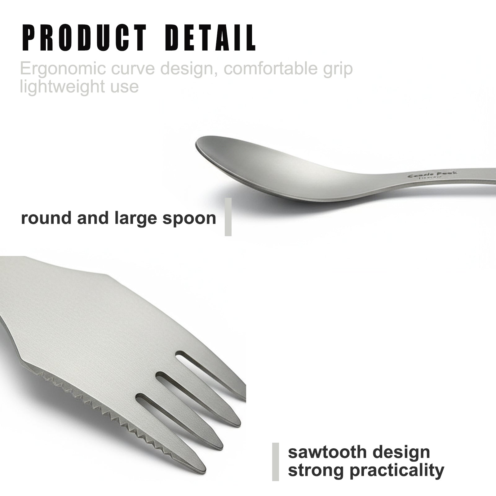 Titanium Utensils 3in1