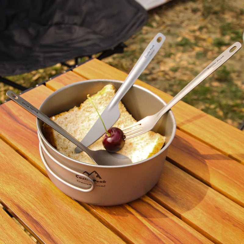 Titanium alloy pot