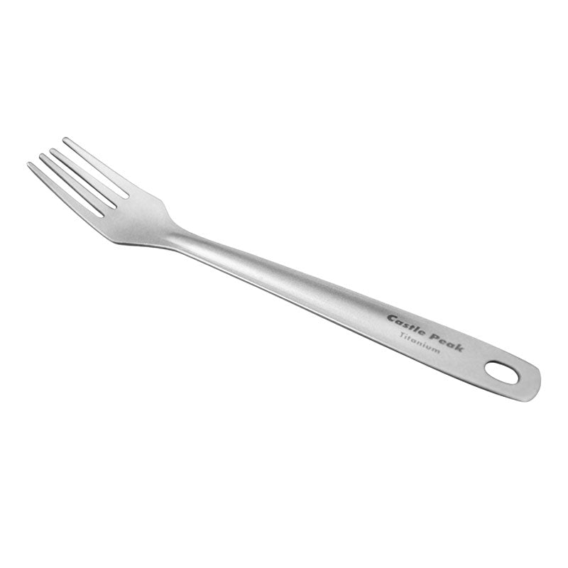 Titanium alloy knife, fork, and spoon set