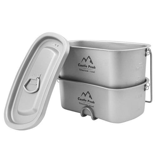 All-titanium kettle and lunch box