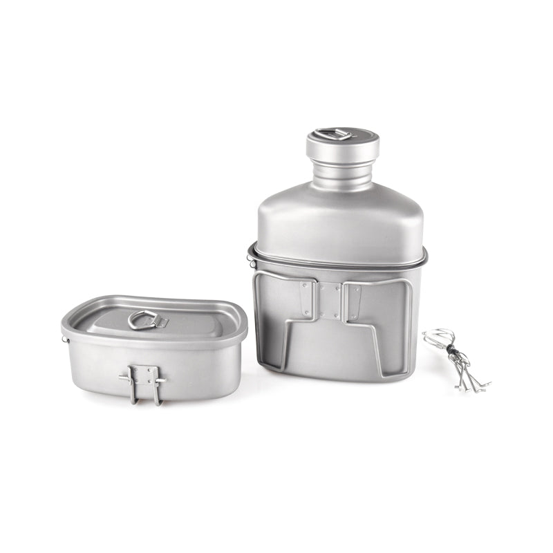 All-titanium kettle and lunch box